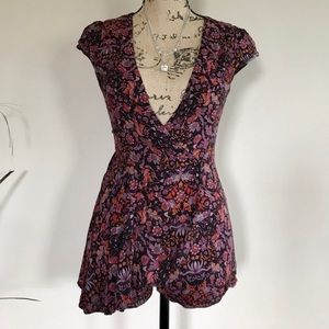 💜 Urban Outfitters Kimchi Blue wrap front romper